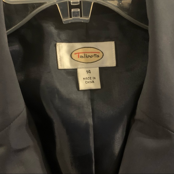 Talbots, Ladies Short Navy Blue Jacket - Picture 1 of 5